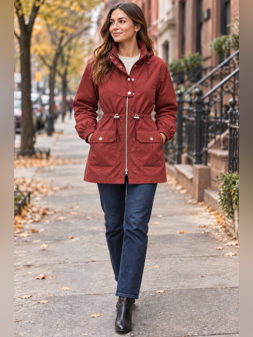 NWT Levi’s Burgundy Utility Parka Jacket Size XS MSRP $150